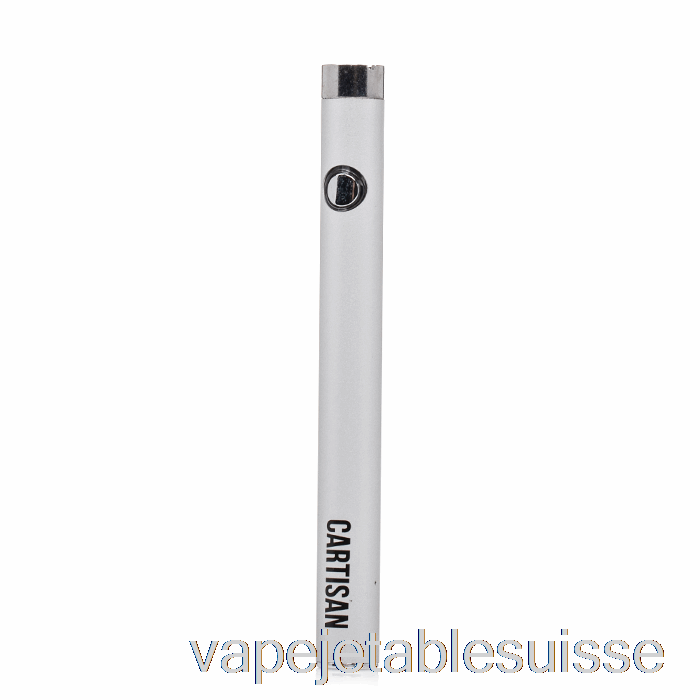 Vape Suisse Cartisan Slim Bouton 280 510 Batterie Argent
